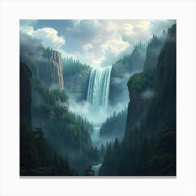 Waterfall 1 Canvas Print