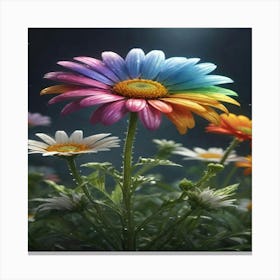 Rainbow Flower 1 Canvas Print