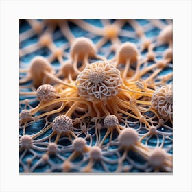 Close Up Of Neurons Canvas Print