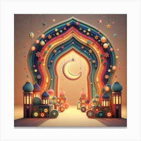 Muslim Holiday - Ramadan Canvas Print