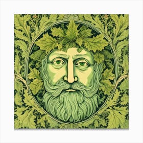 Folklore Green Man Canvas Print