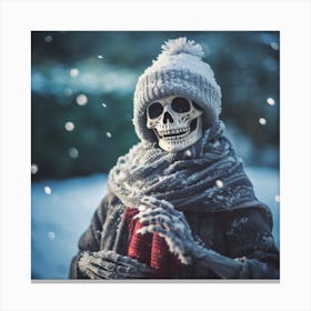 Merry Christmas! Christmas skeleton 30 Canvas Print