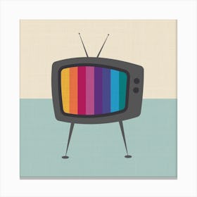 Retro Tv Canvas Print