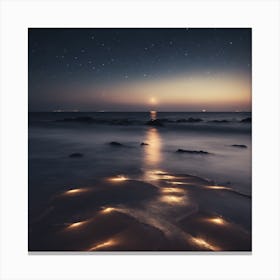 Sand At Night Canvas Print