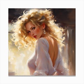 Beautiful Woman Canvas Print