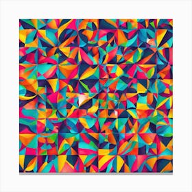 Abstract Geometric Pattern 7 Canvas Print