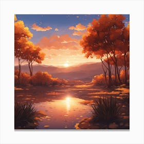 Autumn Landscape 7 Canvas Print