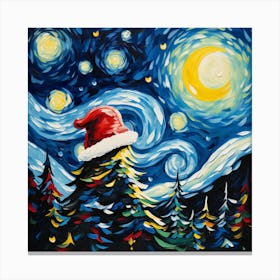 Santa Hat 3 Canvas Print