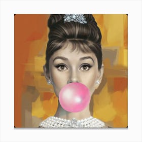Audrey Hepburn 27 Canvas Print