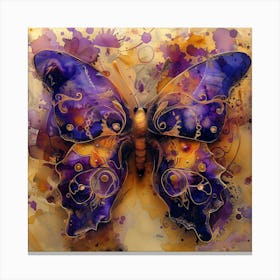 Purple Butterfly 9 Canvas Print