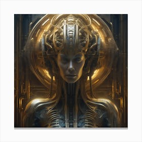 Alien Woman 1 Canvas Print