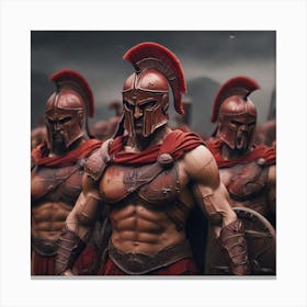 Spartan warriors 4 Canvas Print