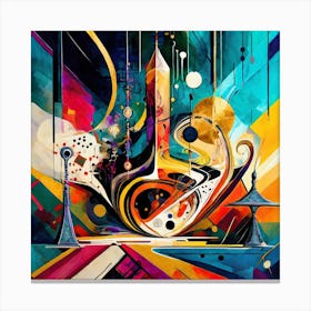 Abstract Painting Canvas Print