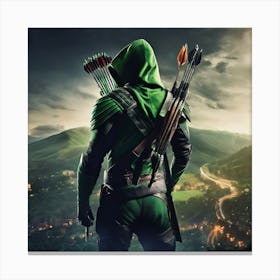Green Arrow 2 Canvas Print