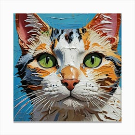 Portrait Of A Cat 2 Canvas Print