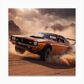 Desert Race 6 Canvas Print