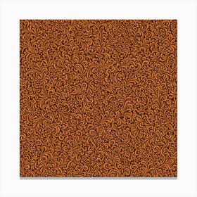 Burnt Orange seamless pattern, 205 Canvas Print