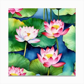 Lotus Flower 51 Canvas Print