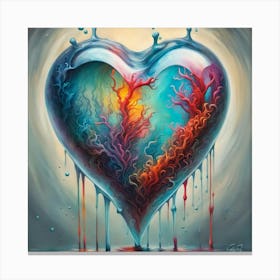 Heart Of The Ocean Canvas Print