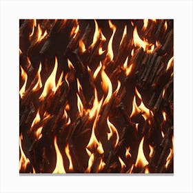 Fire Flames 2 Canvas Print