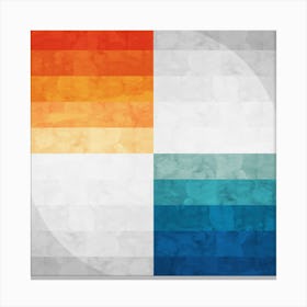 Gradient watercolor 7 Canvas Print