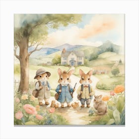 Dreamshaper V7 Create A Charming And Whimsical Beatrix Potters 0 Canvas Print