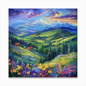 Mountain Landscape 15 Canvas Print