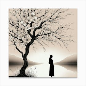 Tree Of Blossoms Canvas Print