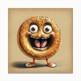 Bagel 15 Canvas Print