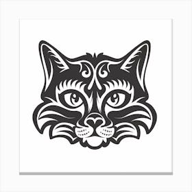 Cat Head Canvas Print