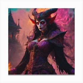 Demon Queen Canvas Print