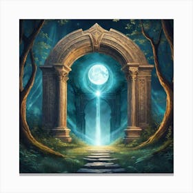 Portal To The Forest Canvas Print