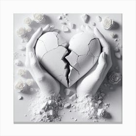 Broken Heart 4 Canvas Print