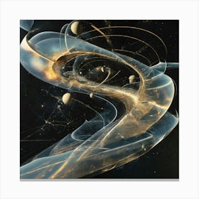 'Cosmic Spiral' Canvas Print