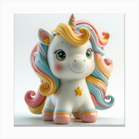 Unicorn Figurine 36 Canvas Print