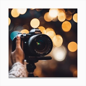 Bokeh Photography Canvas Print