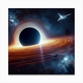 Black Hole Canvas Print