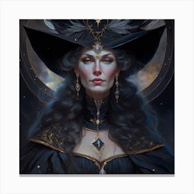 Witch Of The Night 1 Canvas Print