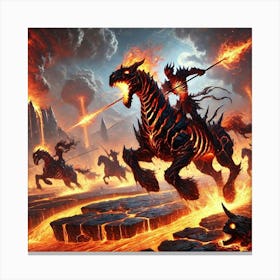 Pyroclastic Cavalry 1 Canvas Print