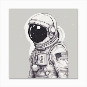 Astronaut art Canvas Print