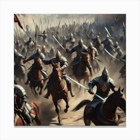 Battle Of The Sultanate Canvas Print