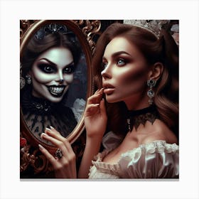 Queen Of The Dead Canvas Print