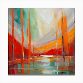 Abstract Landscape Painting 10 Canvas Print