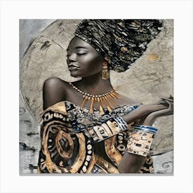 African Woman 15 Canvas Print