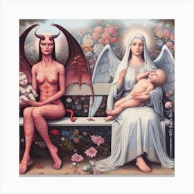 Angels And Demons 2 Canvas Print