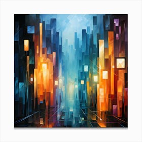 Silent Whispers A Dance Of Color Canvas Print