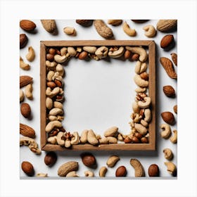 Nuts In A Frame 1 Canvas Print