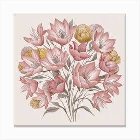 Delicate Bouquet Canvas Print