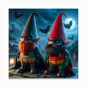 Batman Gnomes Canvas Print