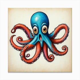 Octopus 94 Canvas Print